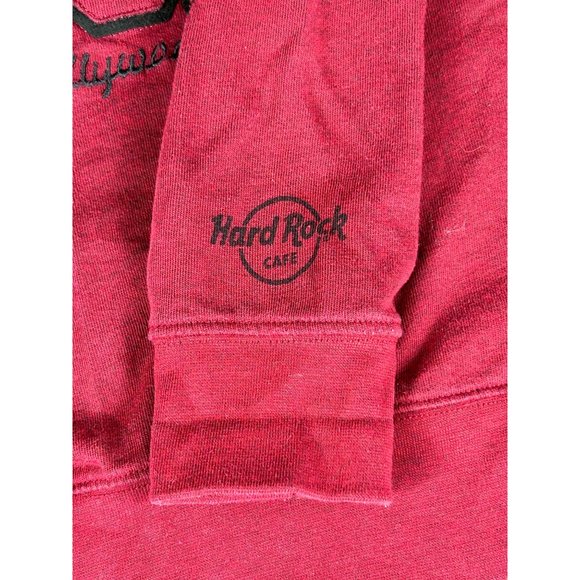 Hard Rock Cafe Red Long Sleeve Crewneck Womens Size Medium‎ - Picture 3 of 6
